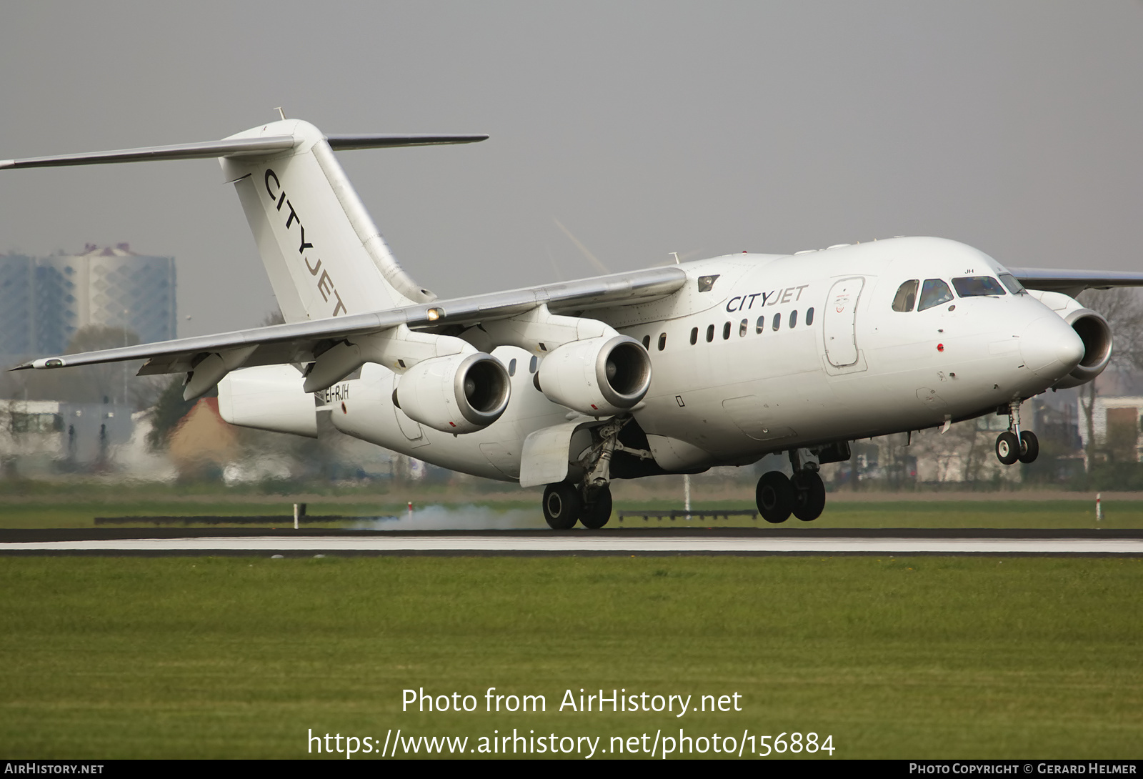 Aircraft Photo of EI-RJH | British Aerospace Avro 146-RJ85 | CityJet | AirHistory.net #156884