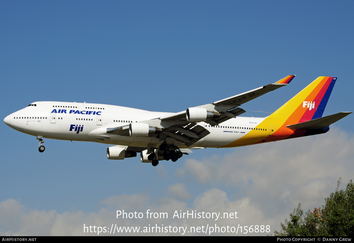 Aircraft Photo of DQ-FJK | Boeing 747-412 | Air Pacific | AirHistory.net #156888