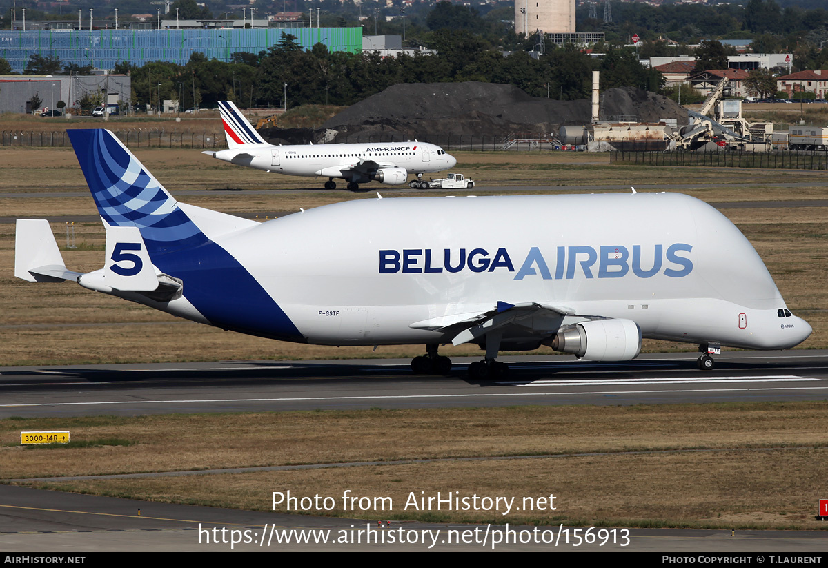 Aircraft Photo of F-GSTF | Airbus A300B4-608ST Beluga (Super Transporter) | Airbus Transport International | AirHistory.net #156913