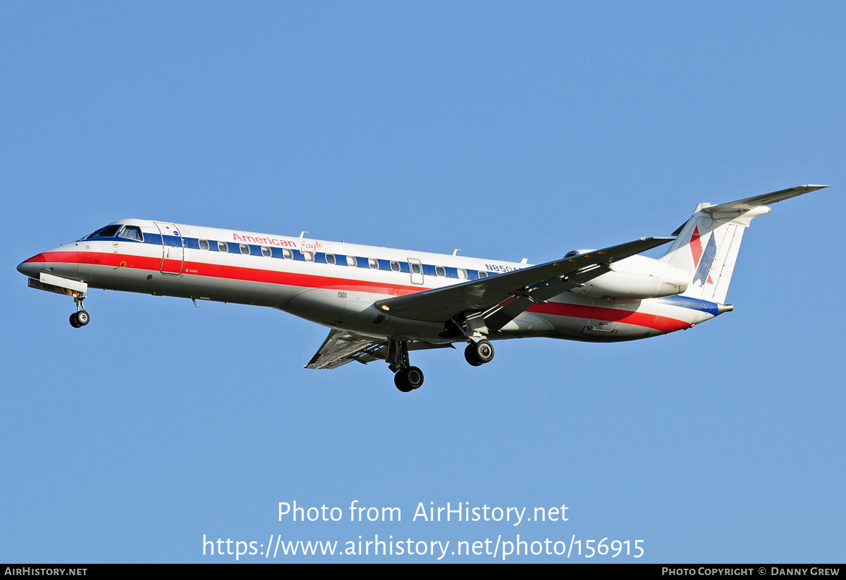 Aircraft Photo of N850AE | Embraer ERJ-140LR (EMB-135KL) | American Eagle | AirHistory.net #156915