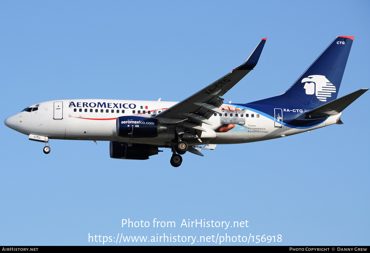 Aircraft Photo of XA-CTG | Boeing 737-752 | AeroMéxico | AirHistory.net #156918