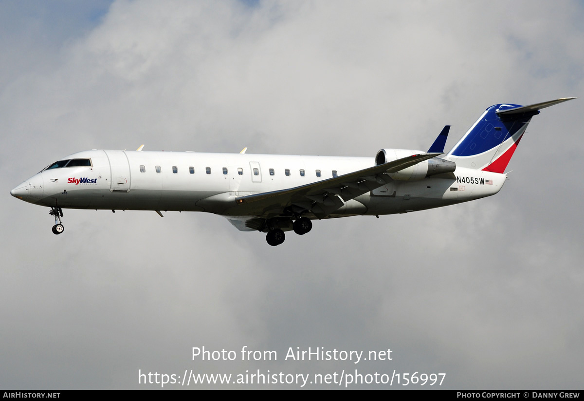 Aircraft Photo of N405SW | Canadair CRJ-200ER (CL-600-2B19) | SkyWest Airlines | AirHistory.net #156997