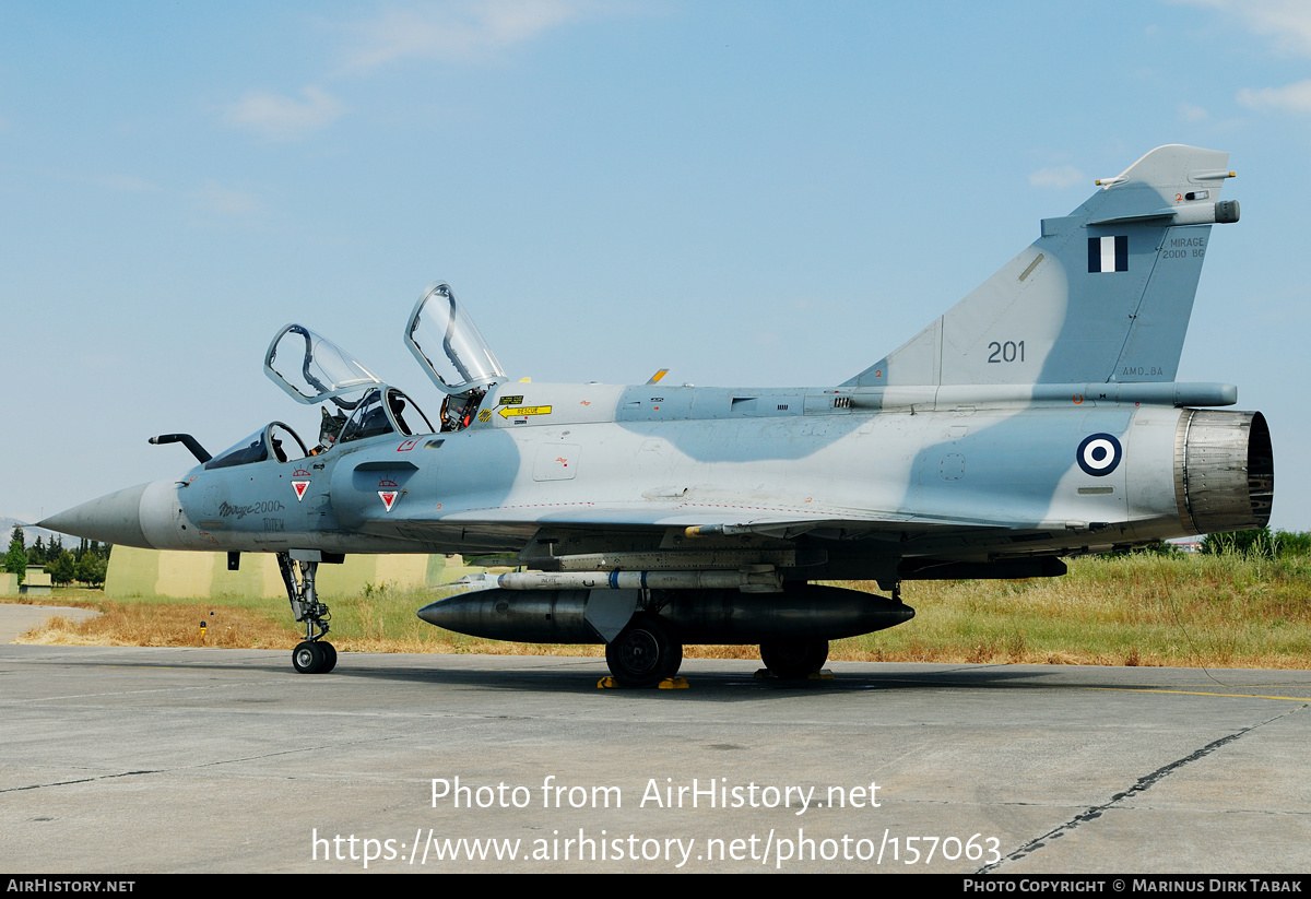 Aircraft Photo of 201 | Dassault Mirage 2000BG | Greece - Air Force | AirHistory.net #157063