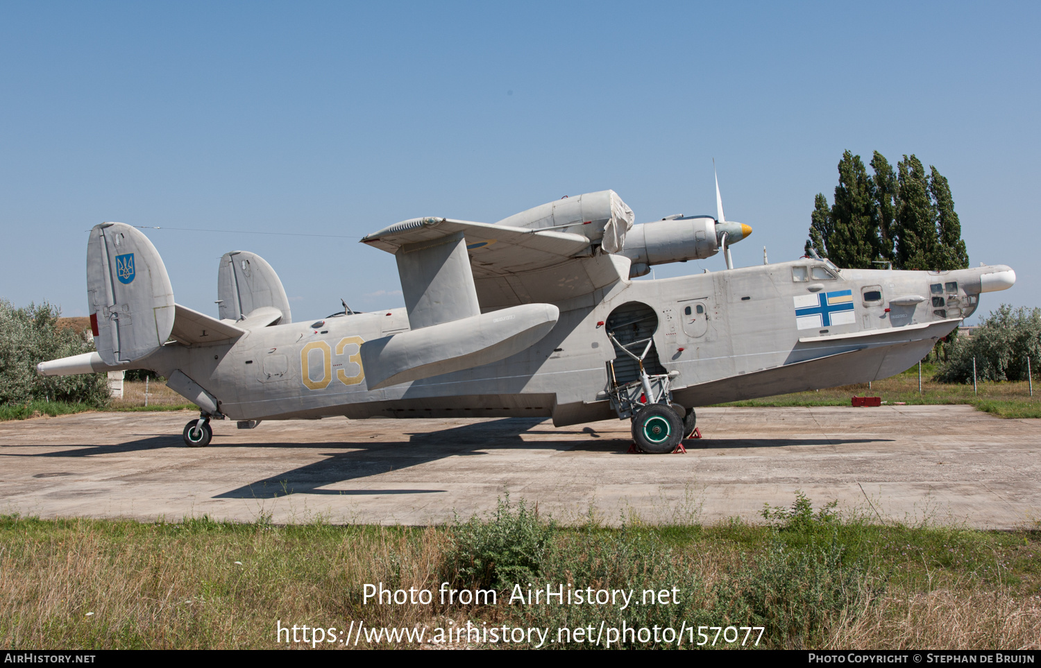 Aircraft Photo of 03 yellow | Beriev Be-12 Chaika | Ukraine - Navy | AirHistory.net #157077