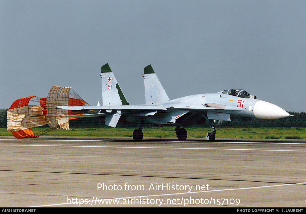 Aircraft Photo of 51 red | Sukhoi Su-27A | Soviet Union - Air Force ...