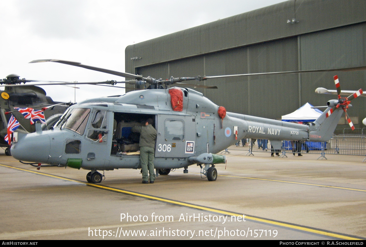 Aircraft Photo of XZ721 | Westland WG-13 Lynx HAS3SGM | UK - Navy | AirHistory.net #157119