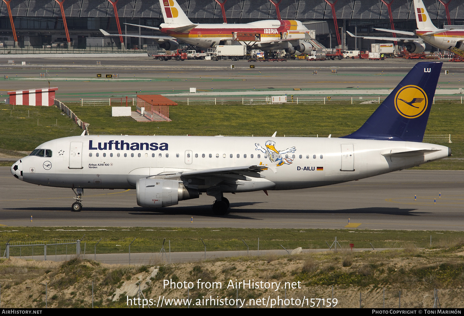 Aircraft Photo of D-AILU | Airbus A319-114 | Lufthansa | AirHistory.net #157159