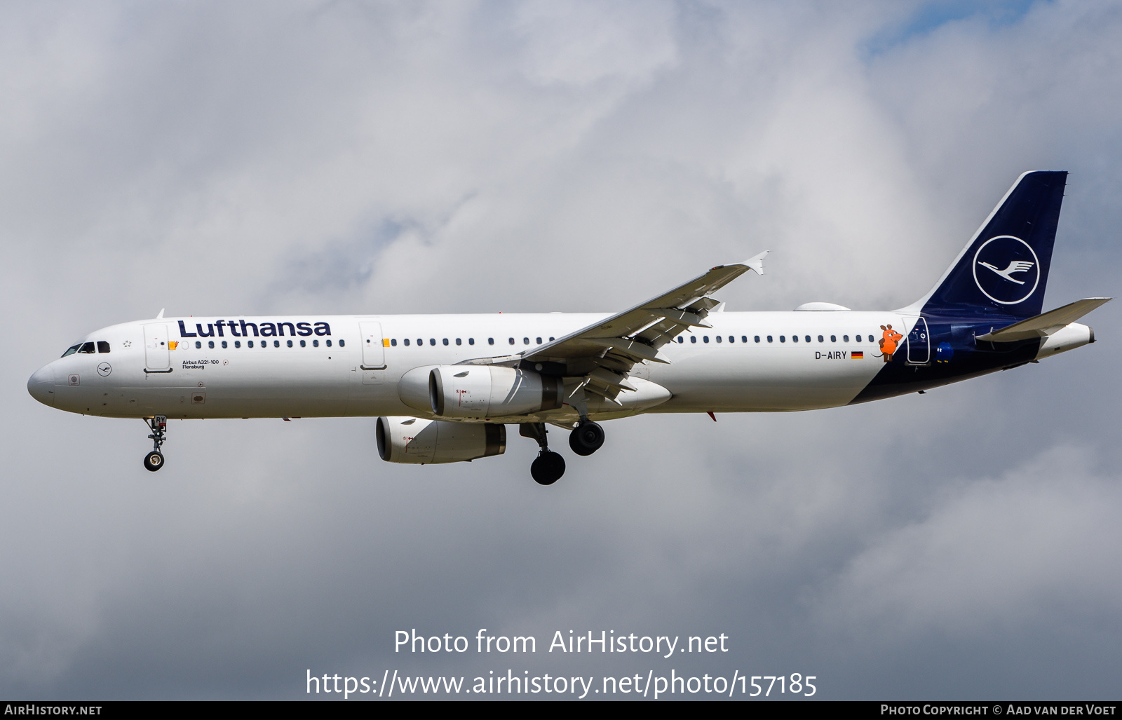 Aircraft Photo of D-AIRY | Airbus A321-131 | Lufthansa | AirHistory.net #157185