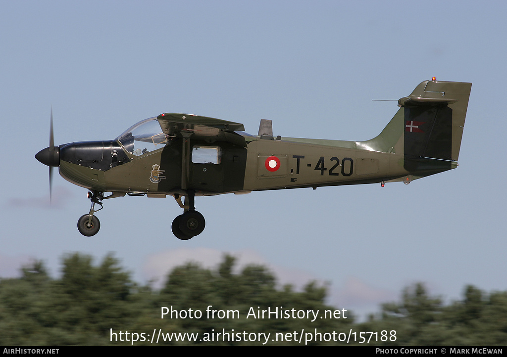 Aircraft Photo of T-420 | Saab T-17 Supporter | Denmark - Air Force | AirHistory.net #157188