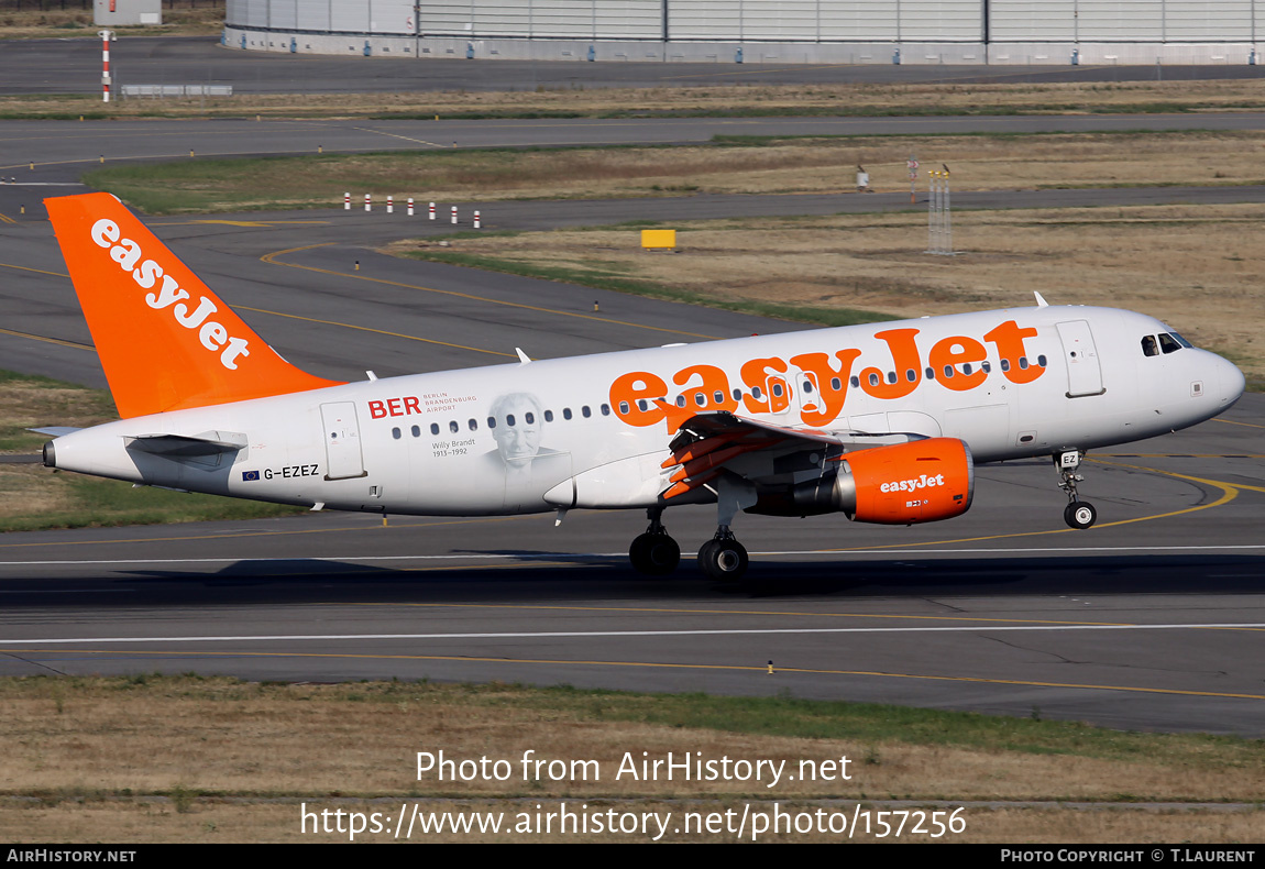 Aircraft Photo of G-EZEZ | Airbus A319-111 | EasyJet | AirHistory.net #157256