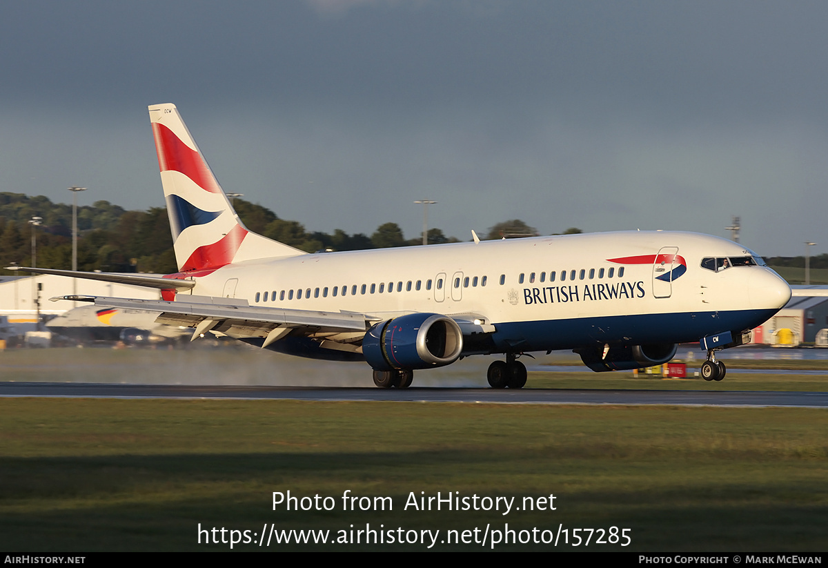 Aircraft Photo of G-DOCW | Boeing 737-436 | British Airways | AirHistory.net #157285