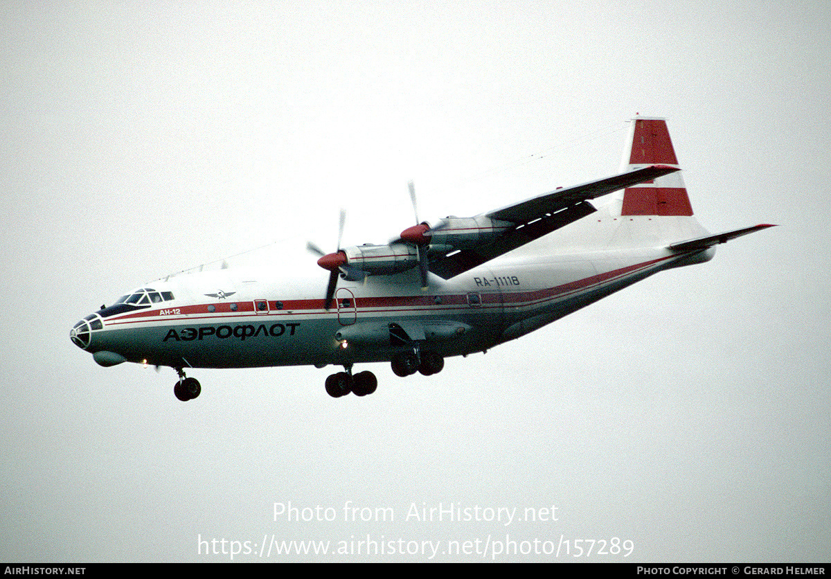 Aircraft Photo of RA-11118 | Antonov An-12BP | Aeroflot | AirHistory.net #157289