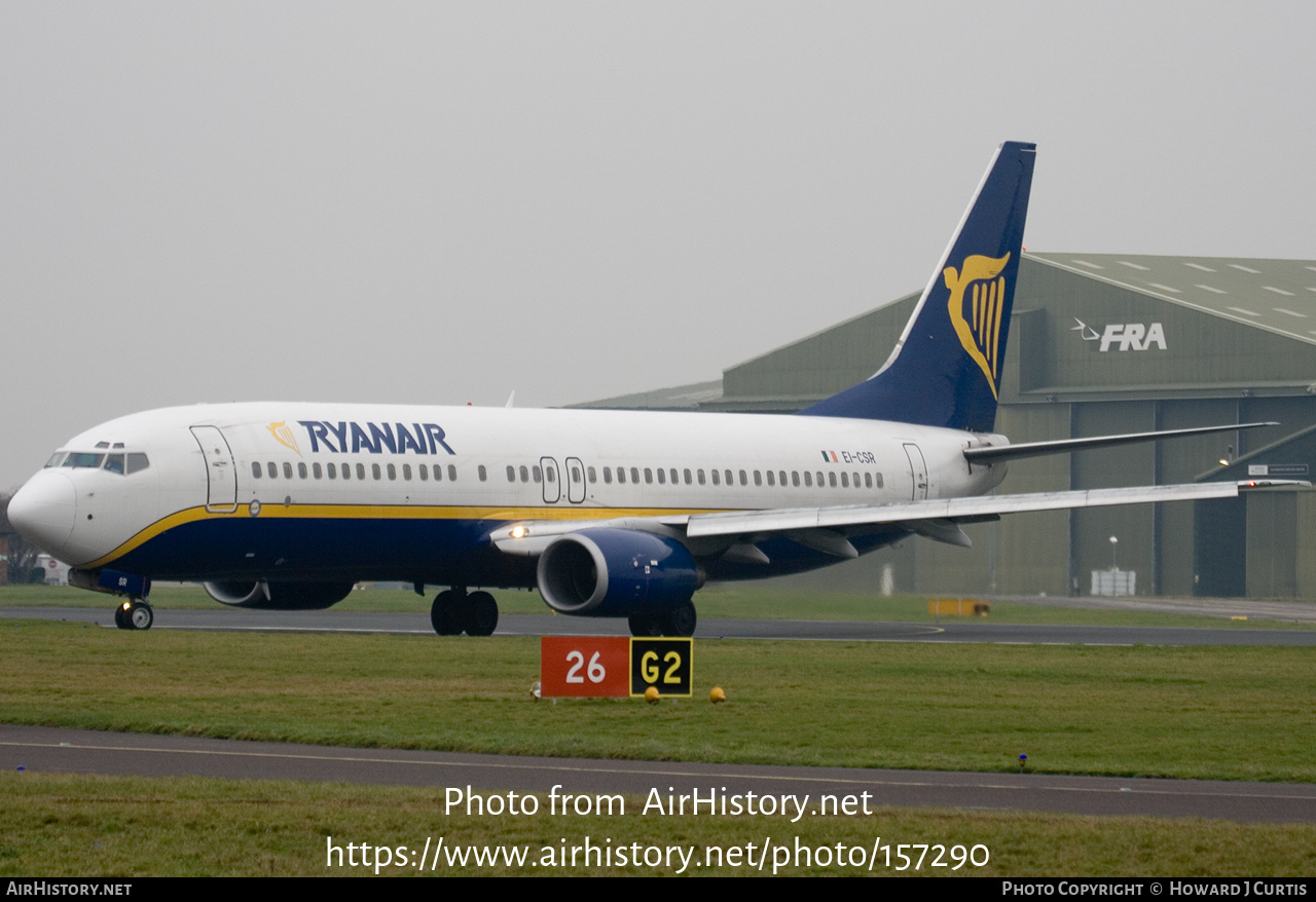 Aircraft Photo of EI-CSR | Boeing 737-8AS | Ryanair | AirHistory.net #157290