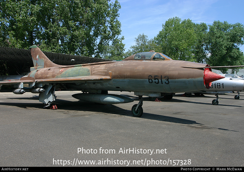 Aircraft Photo of 6513 | Sukhoi Su-7BKL | Czechoslovakia - Air Force | AirHistory.net #157328