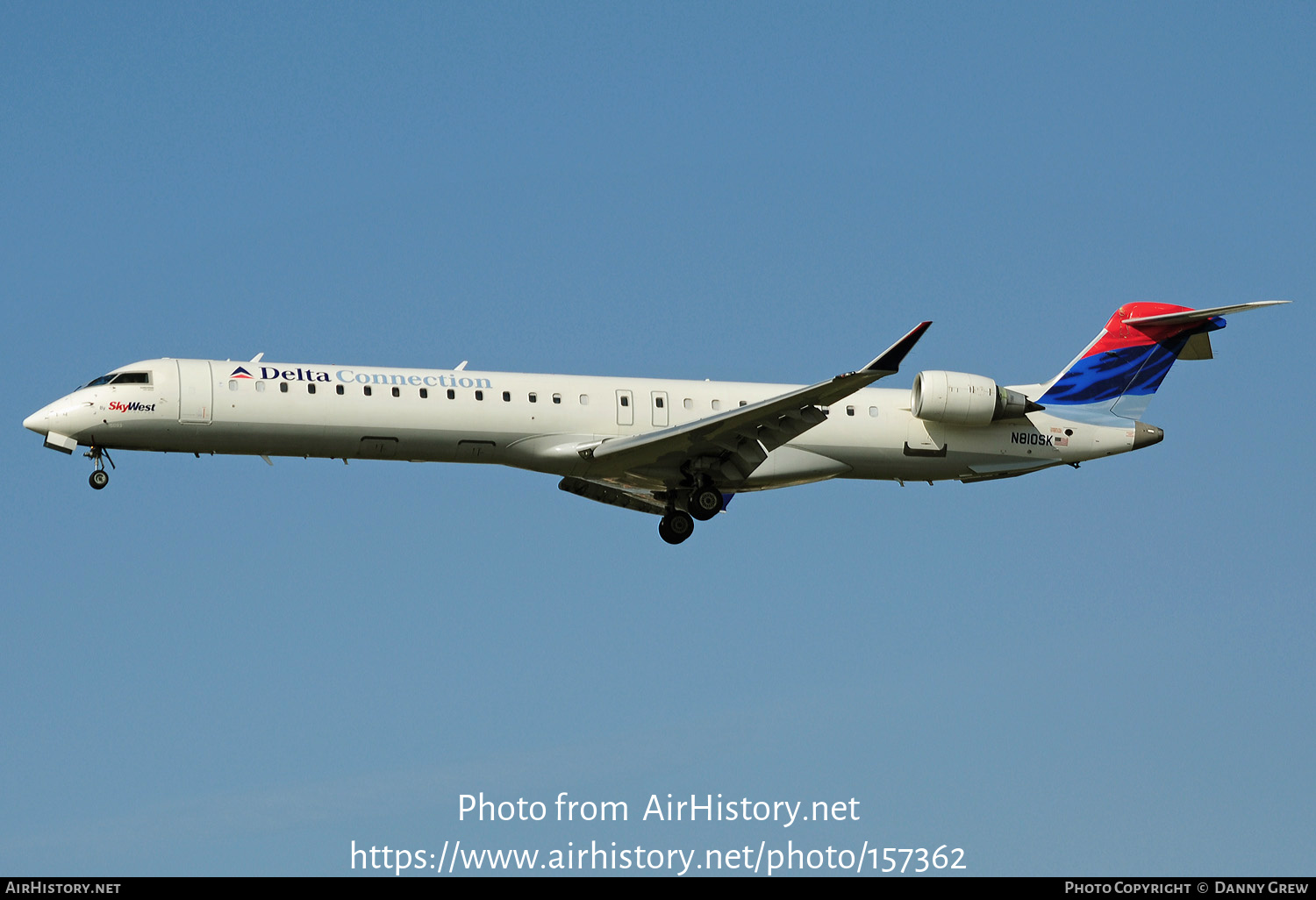 Aircraft Photo of N810SK | Bombardier CRJ-900LR (CL-600-2D24) | Delta Connection | AirHistory.net #157362