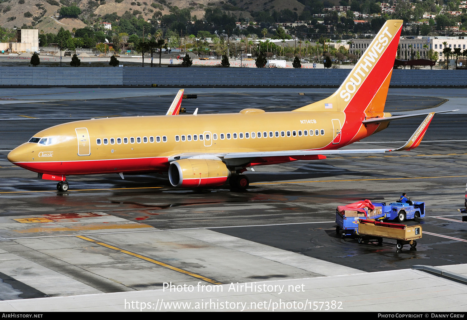 Aircraft Photo of N714CB | Boeing 737-7H4 | Southwest Airlines | AirHistory.net #157382