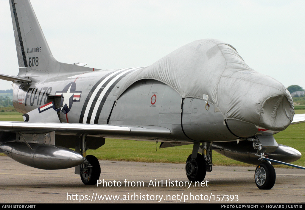 Aircraft Photo of G-SABR / 8178 | North American F-86A Sabre | USA - Air Force | AirHistory.net #157393