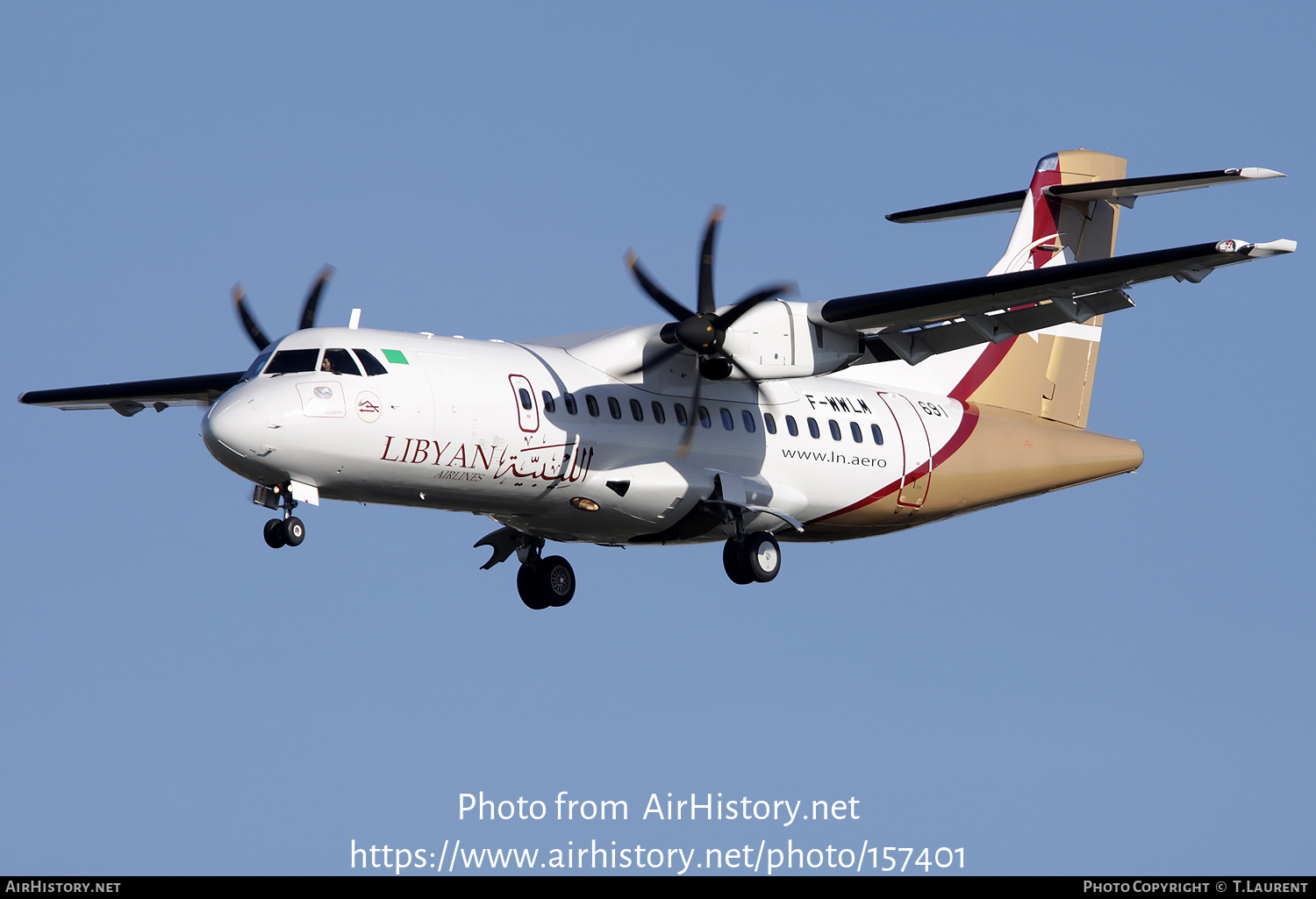 Aircraft Photo of F-WWLM | ATR ATR-42-500 | Libyan Airlines | AirHistory.net #157401