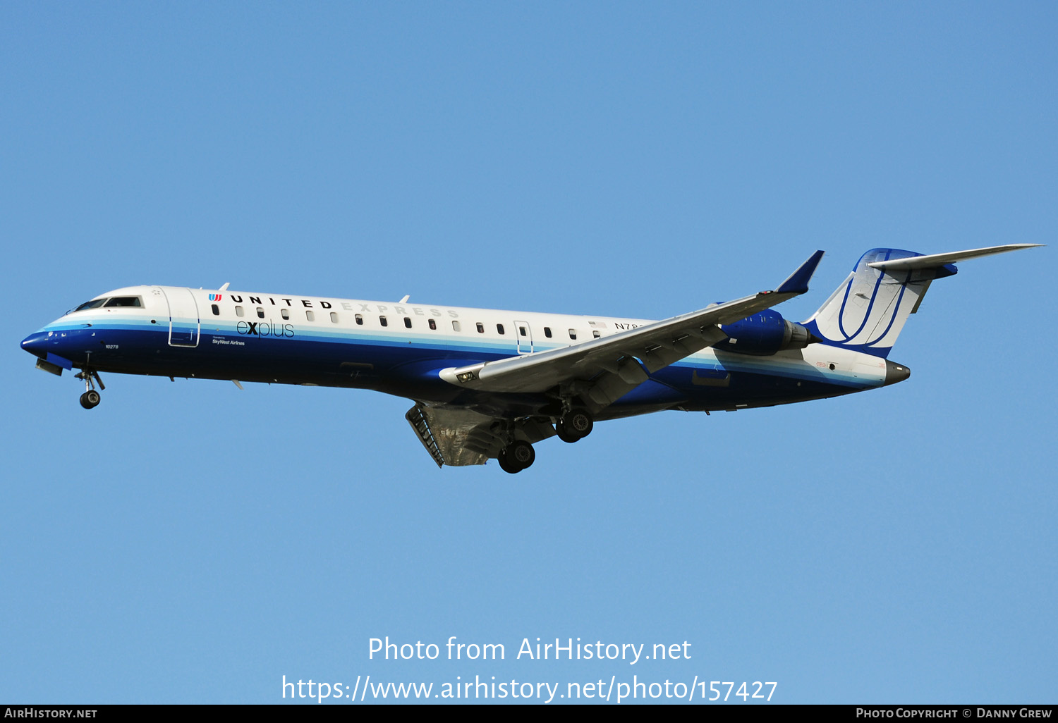 Aircraft Photo of N782SK | Bombardier CRJ-702ER NG (CL-600-2C10) | United Express | AirHistory.net #157427