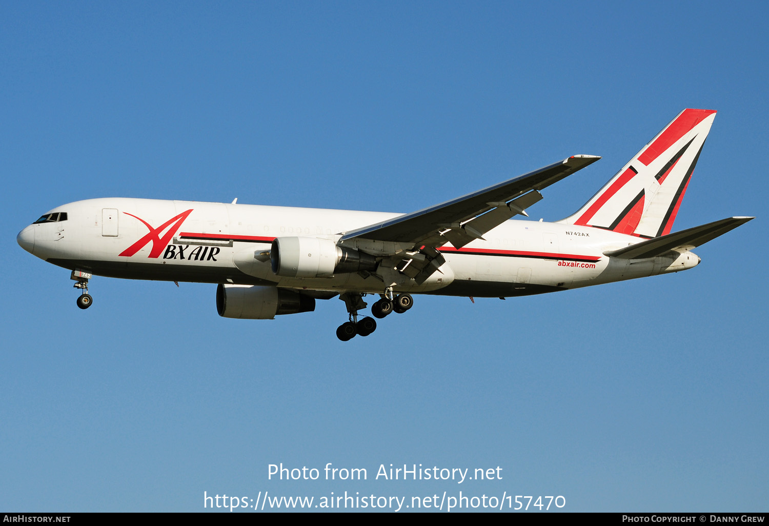 Aircraft Photo of N742AX | Boeing 767-232(BDSF) | ABX Air | AirHistory.net #157470