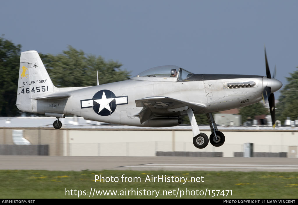 Aircraft Photo of N551H / 464551 | North American P-51H Mustang | USA - Air Force | AirHistory.net #157471