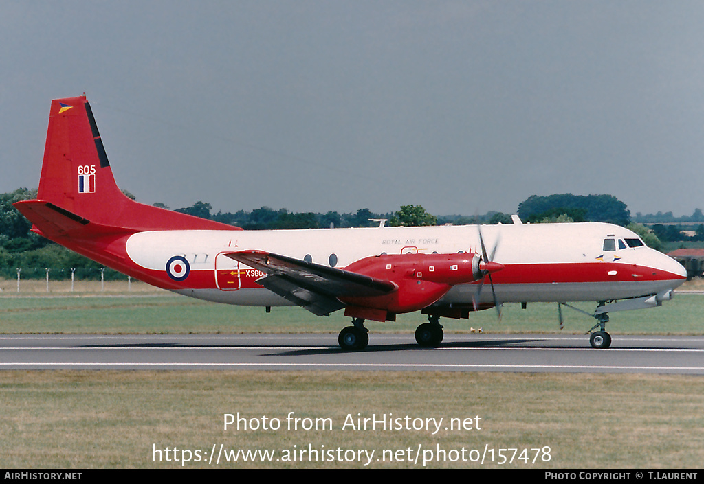 Aircraft Photo of XS605 | Hawker Siddeley HS-780 Andover E3 | UK - Air Force | AirHistory.net #157478