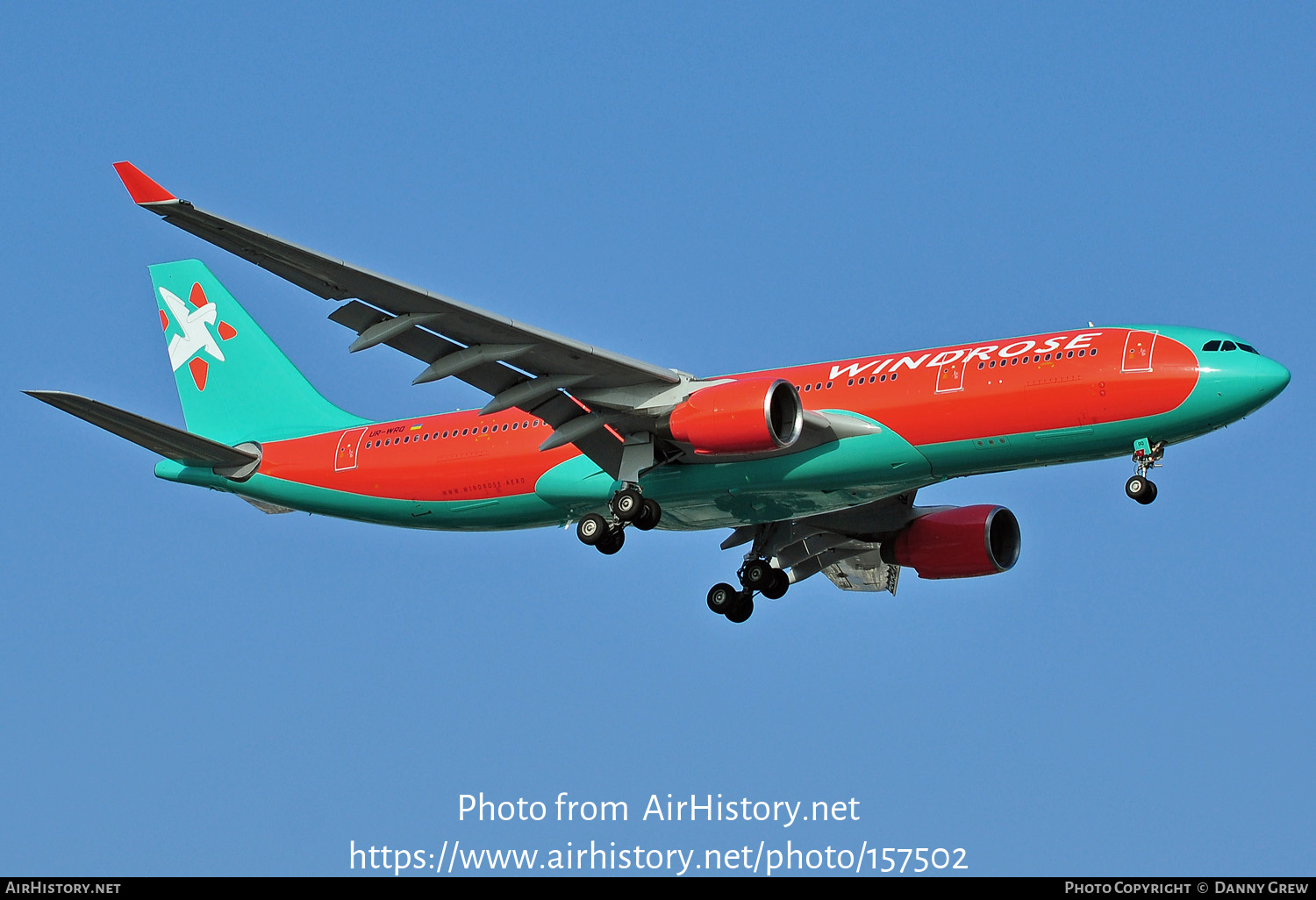 Aircraft Photo of UR-WRQ | Airbus A330-223 | Windrose | AirHistory.net #157502