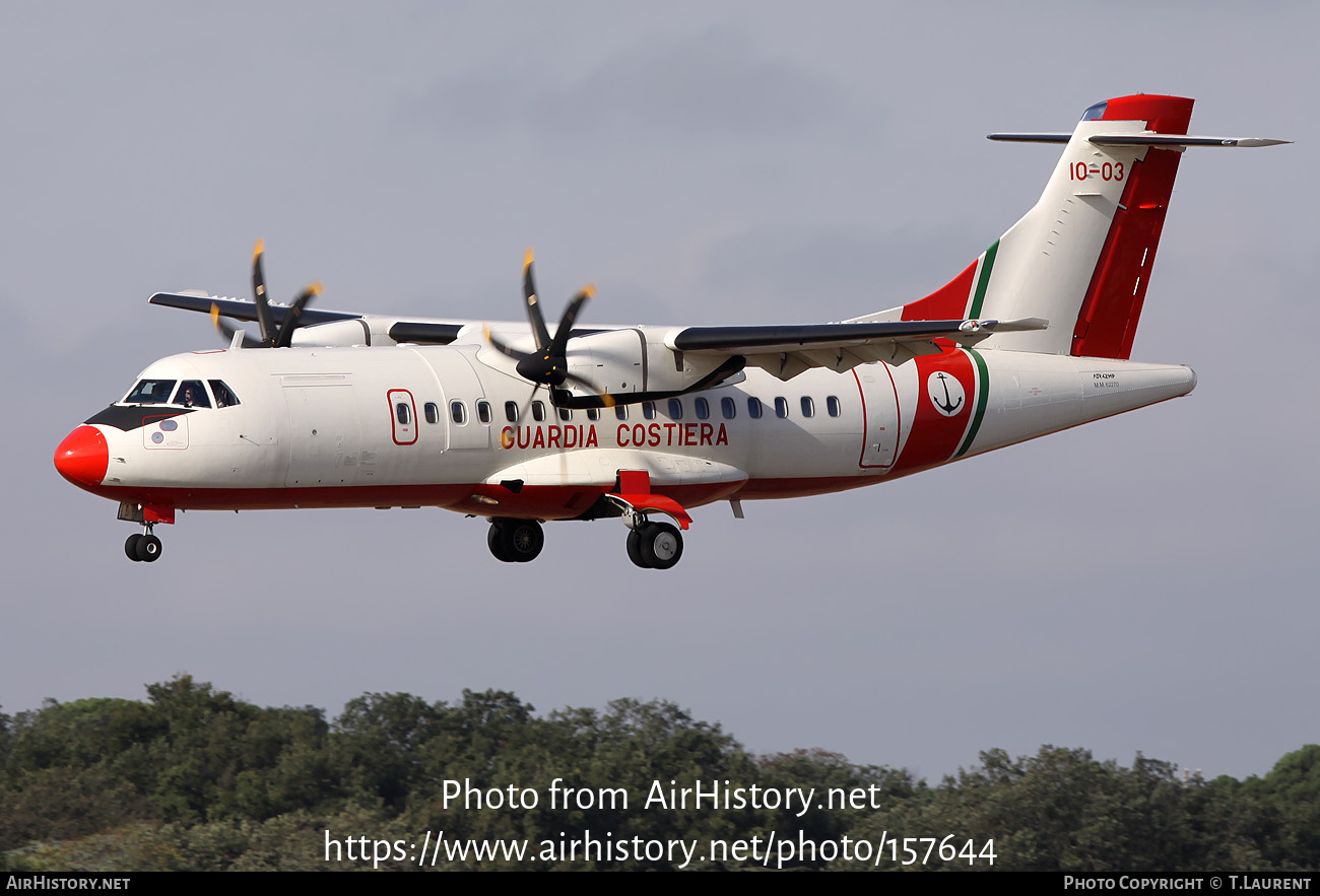 Aircraft Photo of MM62270 | ATR ATR-42-500 | Italy - Guardia Costiera | AirHistory.net #157644