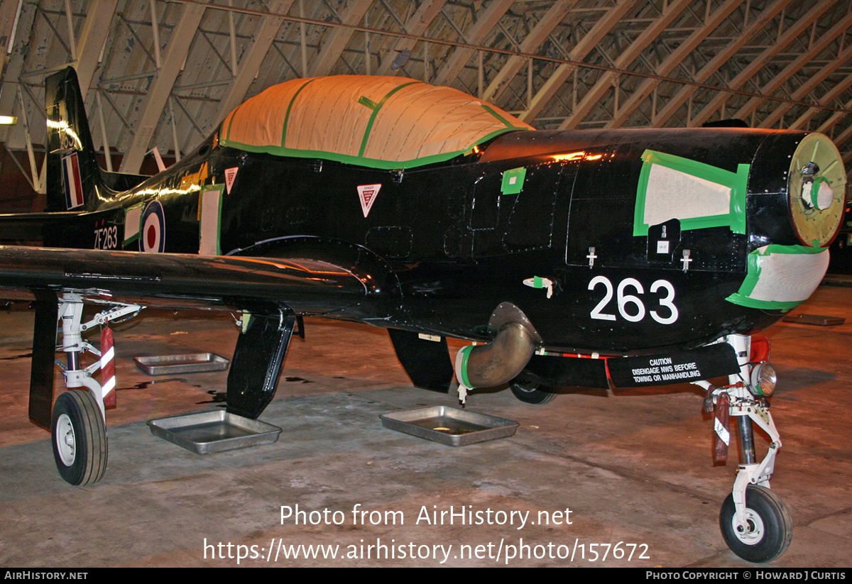 Aircraft Photo of ZF263 | Short S-312 Tucano T1 | UK - Air Force | AirHistory.net #157672