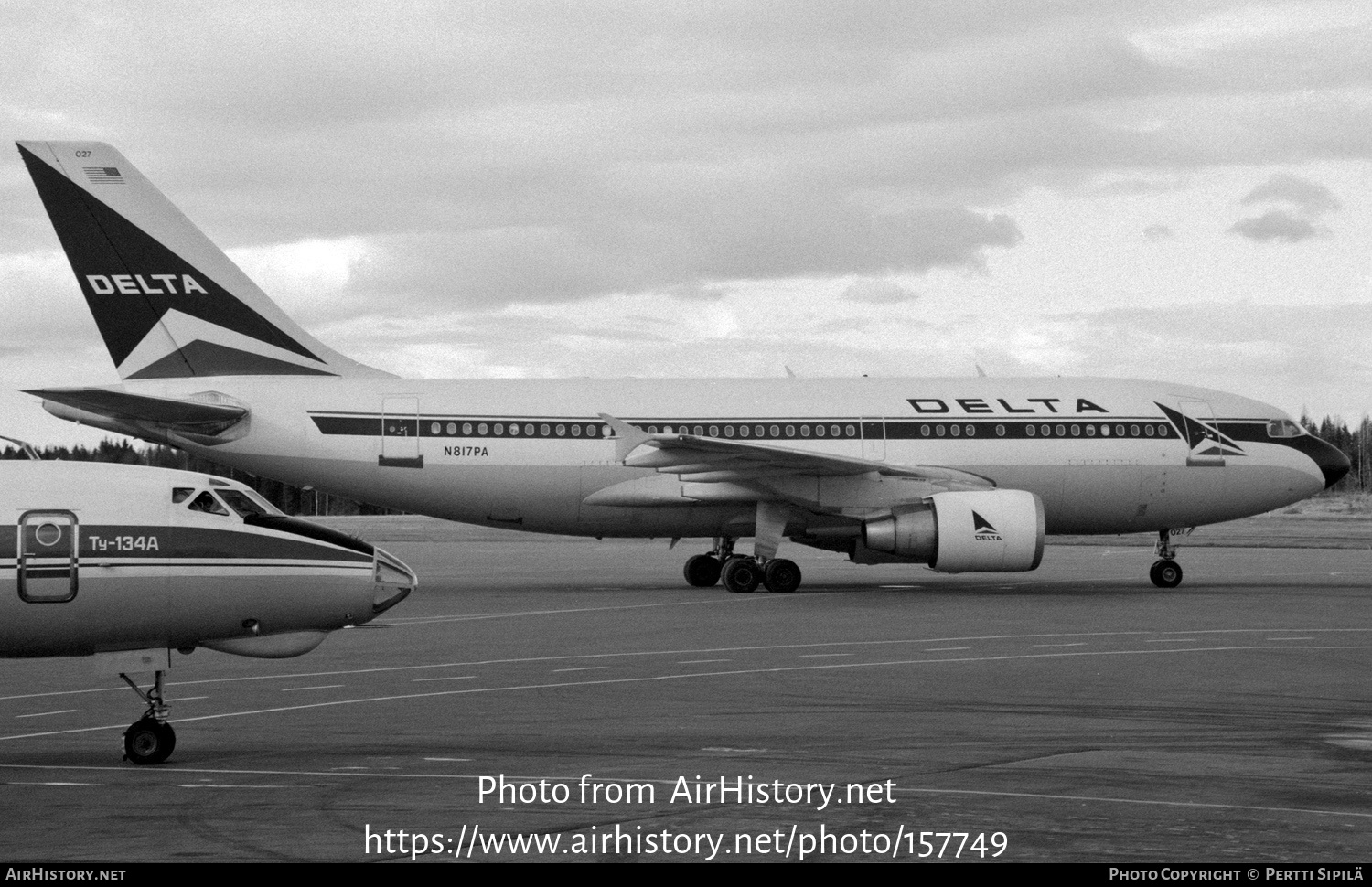 Aircraft Photo of N817PA | Airbus A310-324/ET | Delta Air Lines | AirHistory.net #157749