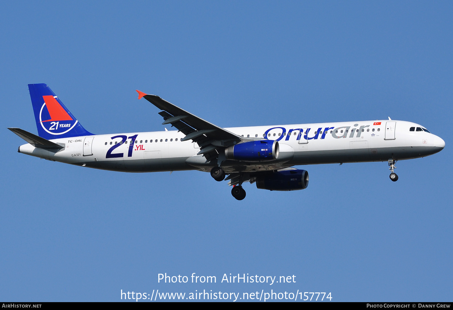 Aircraft Photo of TC-OAL | Airbus A321-231 | Onur Air | AirHistory.net #157774