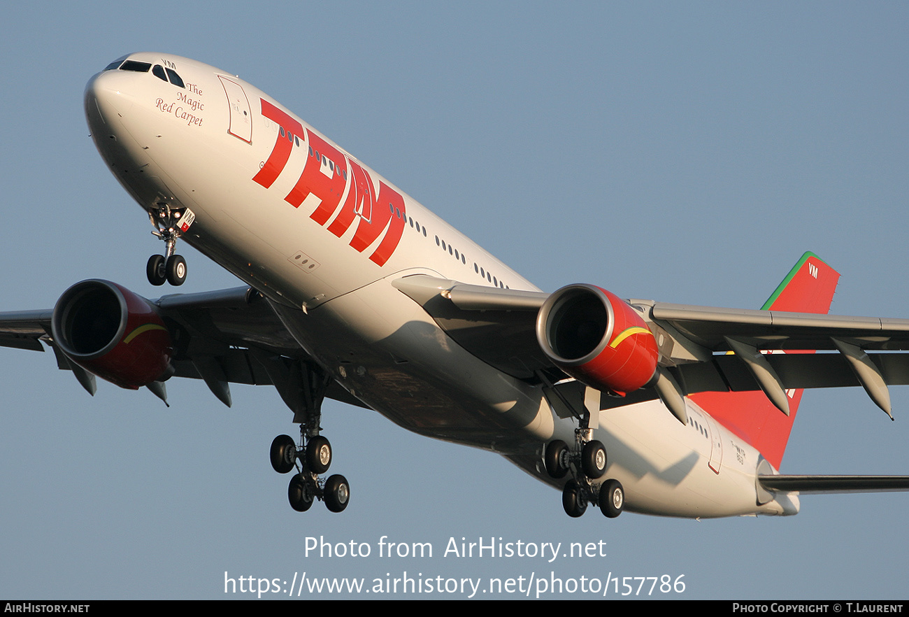 Aircraft Photo of F-WWYR | Airbus A330-223 | TAM Linhas Aéreas | AirHistory.net #157786