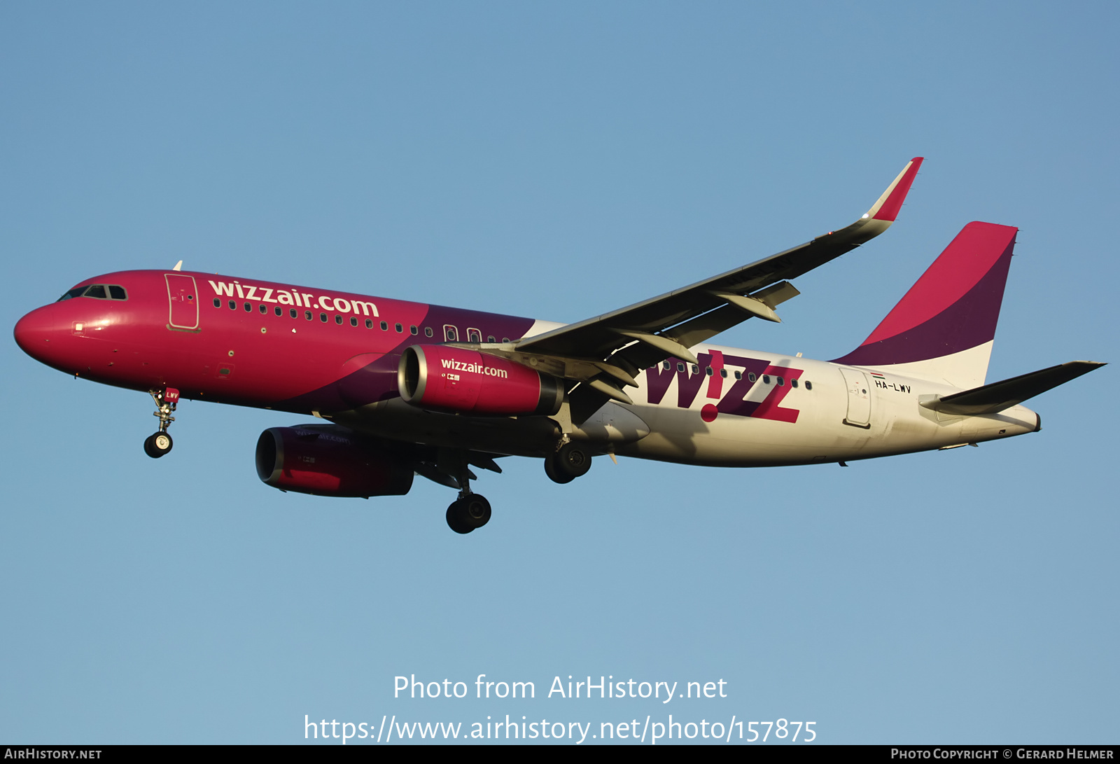 Aircraft Photo of HA-LWV | Airbus A320-232 | Wizz Air | AirHistory.net #157875