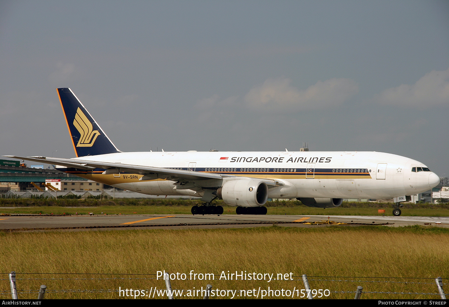 Aircraft Photo of 9V-SRN | Boeing 777-212/ER | Singapore Airlines | AirHistory.net #157950