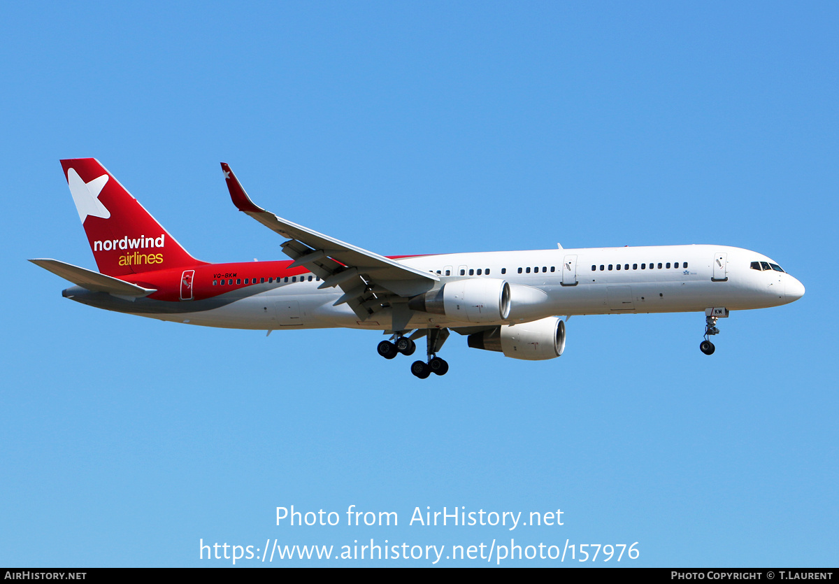 Aircraft Photo of VQ-BKM | Boeing 757-29J | Nordwind Airlines | AirHistory.net #157976