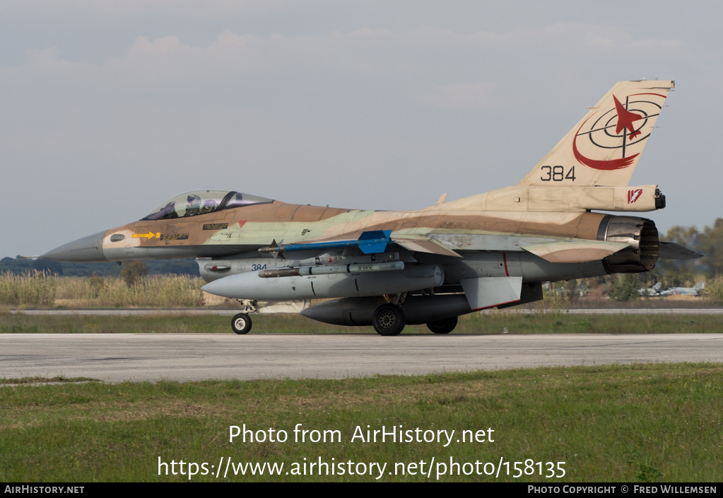 Aircraft Photo of 384 | General Dynamics F-16C Barak | Israel - Air Force | AirHistory.net #158135