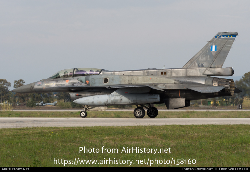 Aircraft Photo of 618 | General Dynamics F-16D Fighting Falcon | Greece - Air Force | AirHistory.net #158160