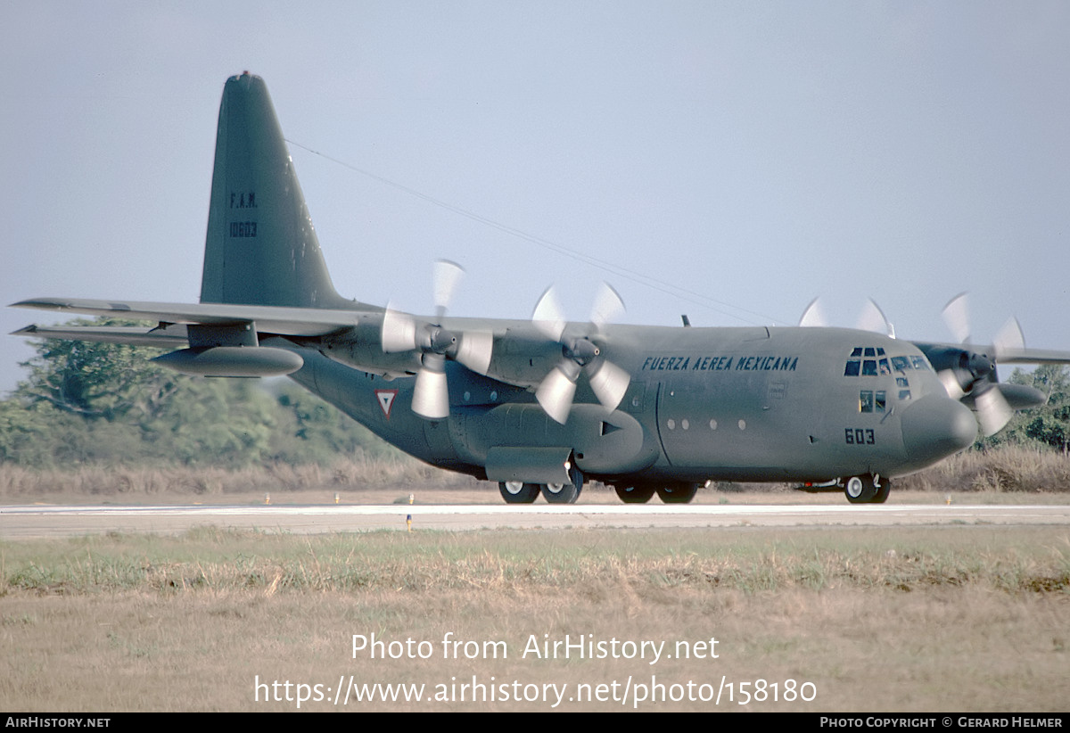 Aircraft Photo of 10603 | Lockheed C-130A Hercules (L-182) | Mexico - Air Force | AirHistory.net #158180