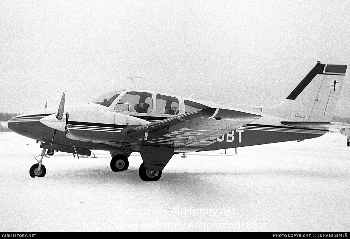 Aircraft Photo of OH-BBT | Beech B55 Baron (95-B55) | AirHistory.net #158201