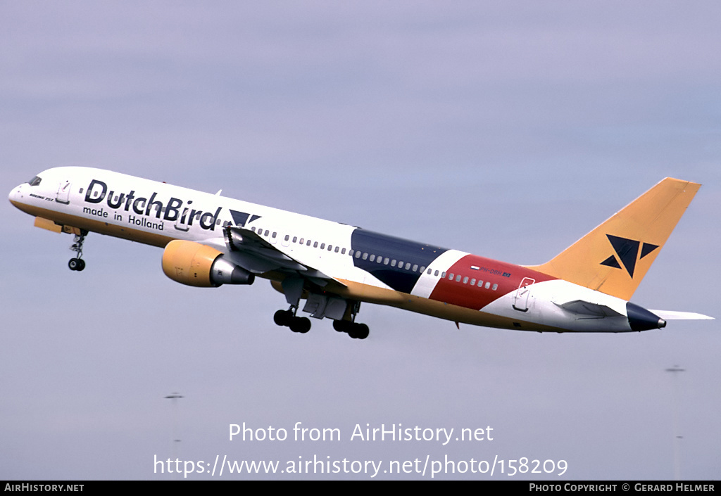 Aircraft Photo of PH-DBH | Boeing 757-230 | DutchBird | AirHistory.net #158209