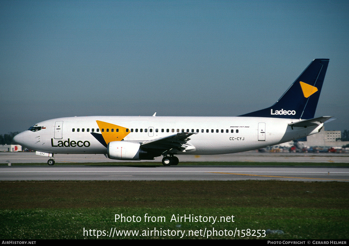 Aircraft Photo of CC-CYJ | Boeing 737-3Q8 | Ladeco | AirHistory.net #158253