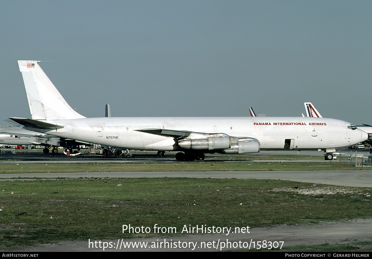 Aircraft Photo of N707HE | Boeing 707-330C | Panama International Airways | AirHistory.net #158307