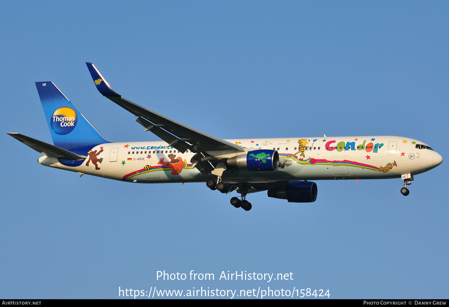 Aircraft Photo of D-ABUE | Boeing 767-330/ER | Condor Flugdienst | AirHistory.net #158424