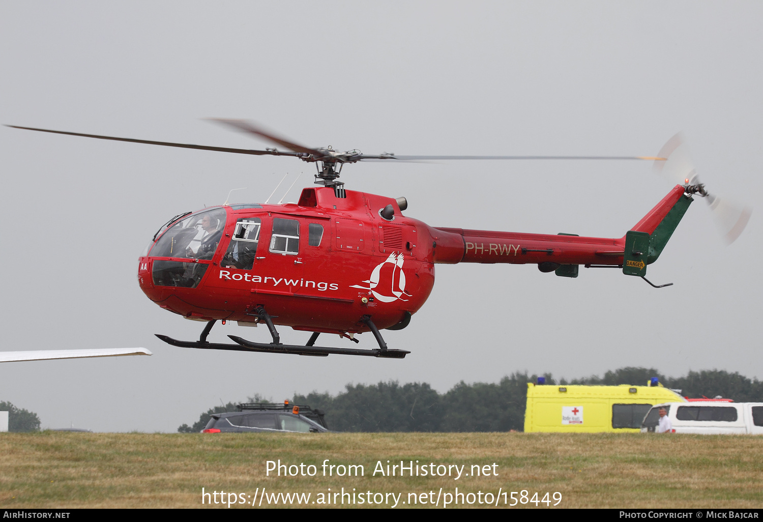 Aircraft Photo of PH-RWY | MBB BO-105CB | Rotarywings | AirHistory.net #158449