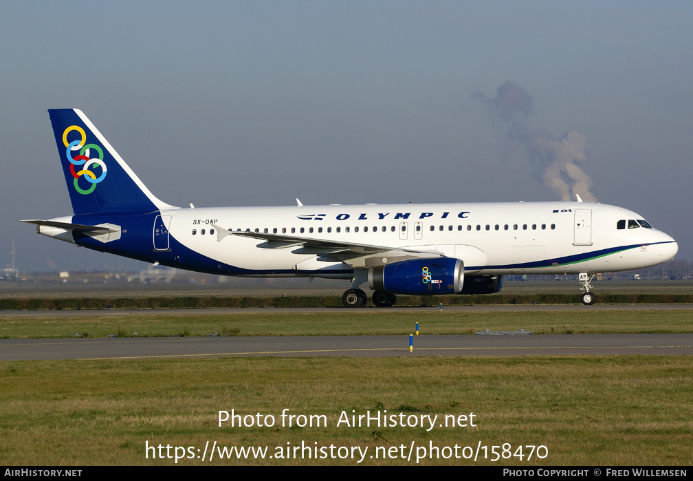 Aircraft Photo of SX-OAP | Airbus A320-232 | Olympic | AirHistory.net #158470