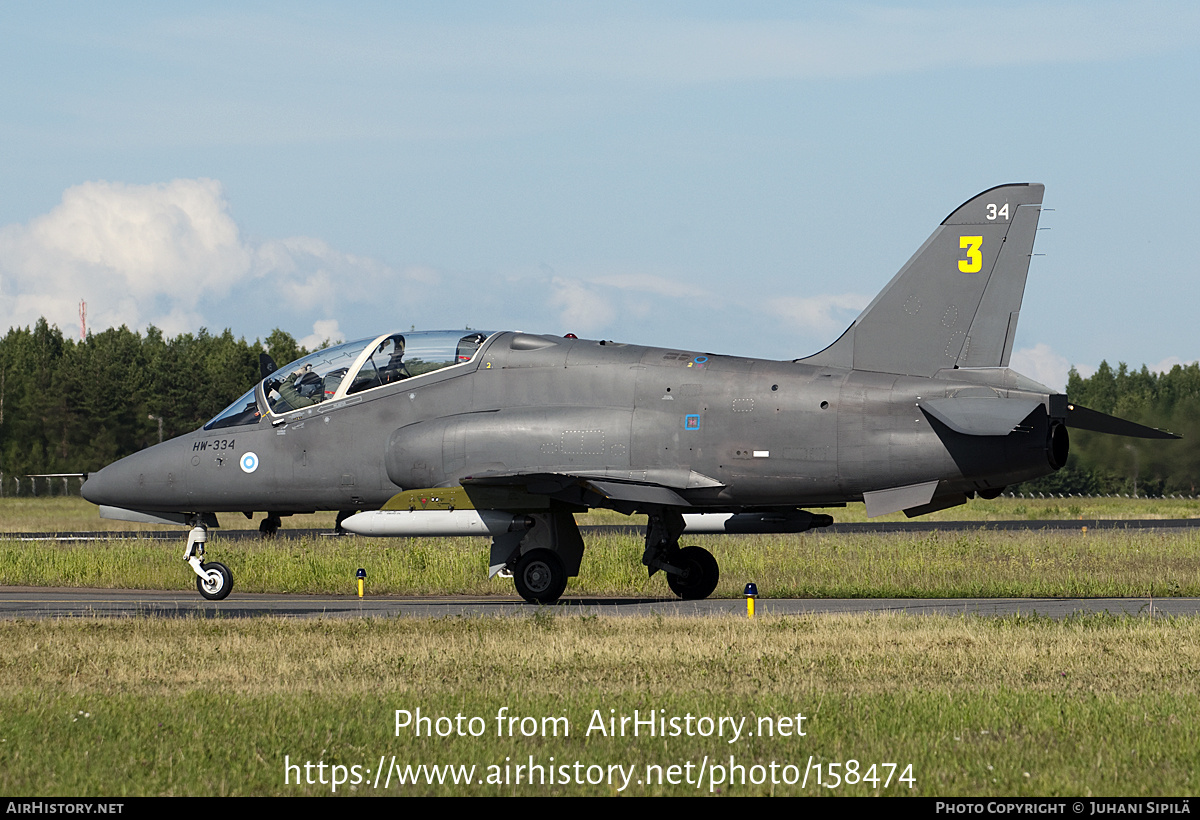 Aircraft Photo of HW-334 | British Aerospace Hawk 51 | Finland - Air Force | AirHistory.net #158474