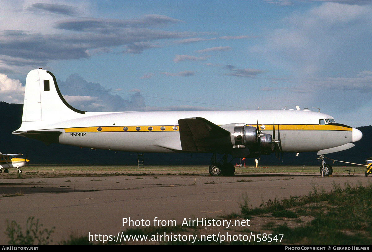 Aircraft Photo Of N51802 | Douglas C-54G Skymaster | AirHistory.net #158547