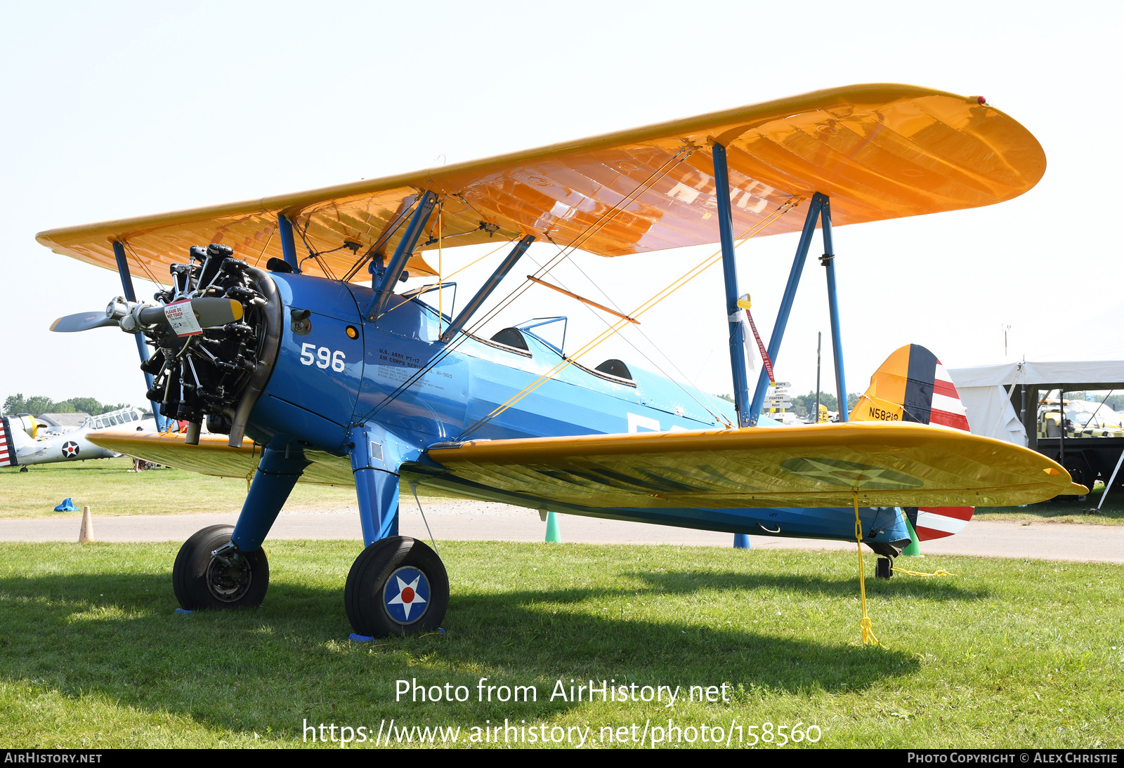 Aircraft Photo of N58219 | Boeing A75N1 Kaydet | USA - Air Force | AirHistory.net #158560