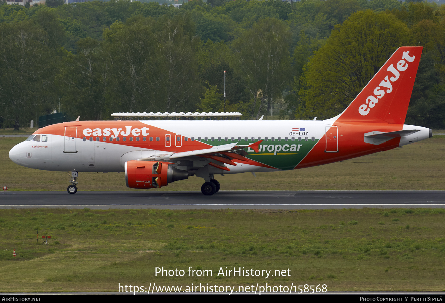 Aircraft Photo of OE-LQY | Airbus A319-111 | EasyJet | AirHistory.net #158568