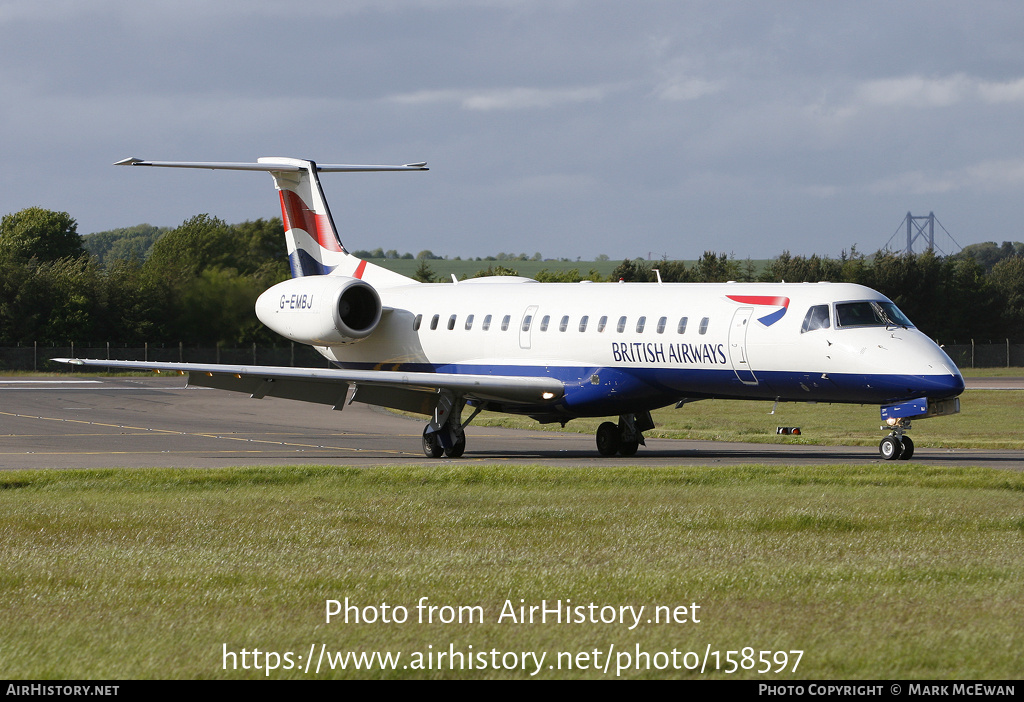 Aircraft Photo of G-EMBJ | Embraer ERJ-145EU (EMB-145EU) | British Airways | AirHistory.net #158597